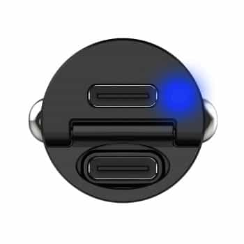 Cargador mini para coche Celly 2 USB-C de 30 W con suministro de energía