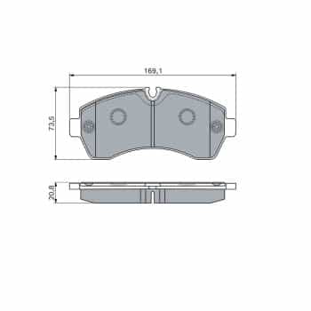 Juego de pastillas de freno 0 986 494 194 Bosch