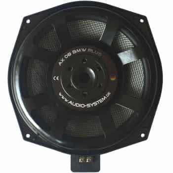 SISTEMA DE AUDIO Subwoofer de neodimio de 200 mm. Para todos los modelos BMW E y F.