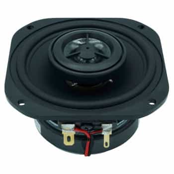 Sistema coaxial de alto nivel CO-SERIES de 80 mm. Potencia: 2 x 85/55 vatios, 3 ohmios.