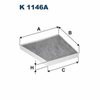Filtro interior K 1146A Filtron