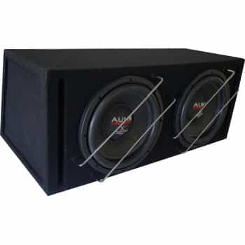 Subwoofer Boom Box de carrera larga serie X--ion, caja abierta de 2 x 42 litros con 2 x X12 EVO, 2 x 1500/1000 vatios