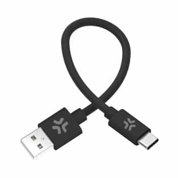 Cable trenzado de algodón Celly USB-A > USB-C de 30 cm