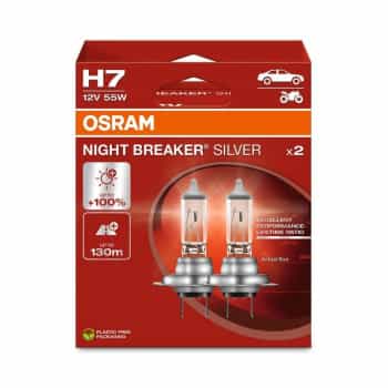 Osram Night Breaker Silver 12V H7 - juego de 2 piezas