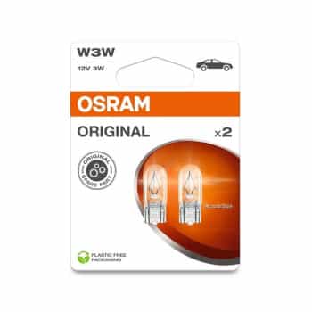 Osram Original 12V W3W - 2 piezas