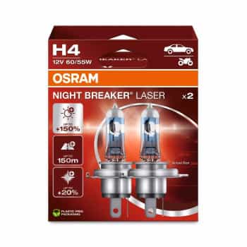 Osram Night Breaker Laser - H4 - juego de 2 piezas