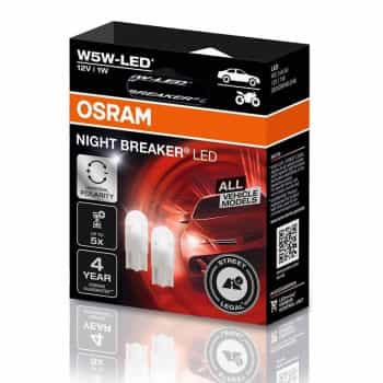 Osram Night Breaker 12V LED W5W - 2 piezas