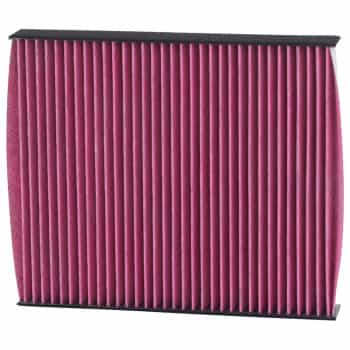 El filtro de aire de cabina de un solo uso K&N Premium se adapta a varios modelos de Toyota/Lexus/Mazda (DVF505 DVF5052