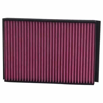 El filtro de aire de cabina de un solo uso K&N Premium se adapta a varios modelos de Jaguar/Land Rover/Volvo (D DVF5083