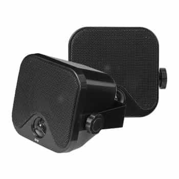 GAS MAD BK1-44 Altavoz de caja de 2 vías - negro, altavoz de montaje en superficie de 10 cm