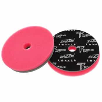 Almohadilla de pulido ZviZZer Thermo Allrounder rosa de corte pesado - 5 pulgadas 125 mm - 2 piezas