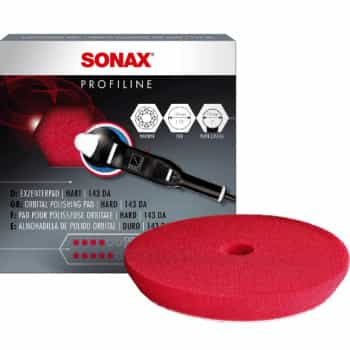 Disco de pulido SONAX excéntrico duro rojo 125mm