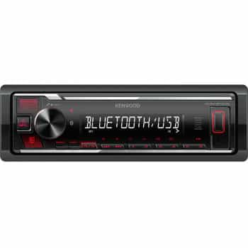 Radio para coche Kenwood KMM-BT209 - USB/BT Rojo