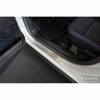 Molduras de umbral de puerta de acero inoxidable Avisa compatibles con Dacia Duster III 2024-