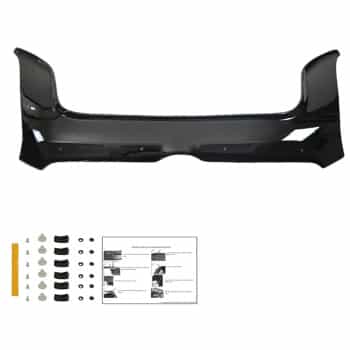 Protector de capó unidireccional (antigravilla) Fiat Doblo 2.ª generación 2010-2015 - Negro brillante