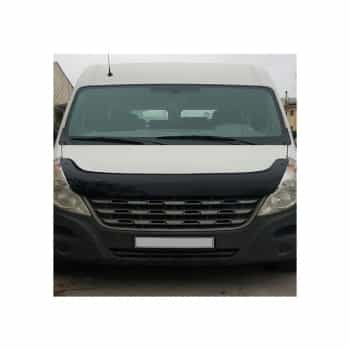 Protector de capó unidireccional (antigravilla) Renault Master 3.ª generación 2010-2014 - Negro brillante