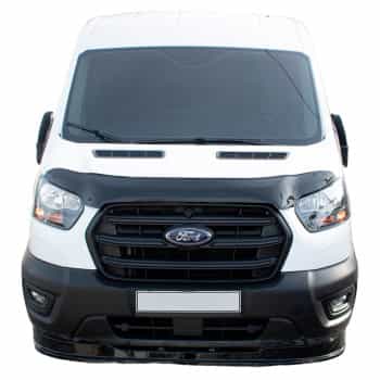 Protector de capó unidireccional (protección contra impactos de piedras) adecuado para Ford Transit MK8 Facelift 2019-