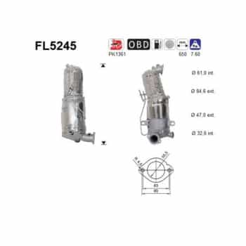 Filtro de partículas diésel FL5245