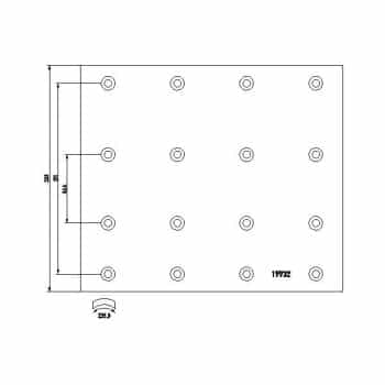 Juego de pastillas de freno, freno de tambor 1993204 Textar