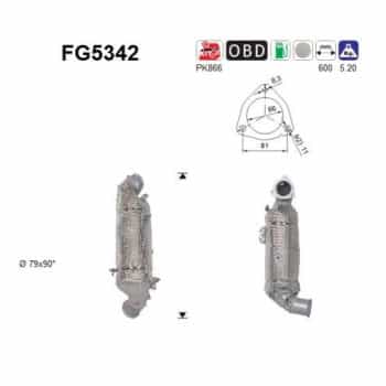 Filtro de partículas diésel FG5342