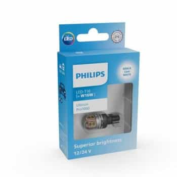 Philips T15 W16W Ultinon PRO7000 - Blanco 6000K - 12/24V
