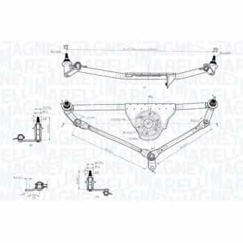 Varillaje del limpiaparabrisas