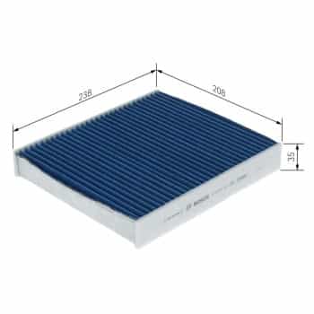 Filtro interior 0.986.628.606 Bosch