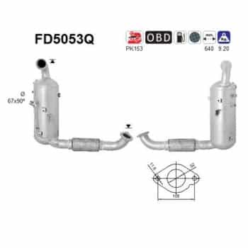 Filtro de partículas diésel FD5053Q