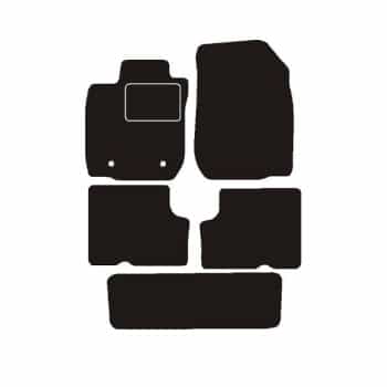 Alfombrillas de coche compatibles con Dacia Logan 7 Personas 2008 -
