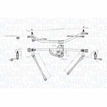 Varillaje del limpiaparabrisas