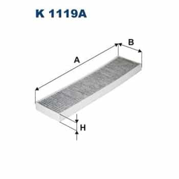 Filtro interior K 1119A Filtron