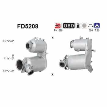 Filtro de partículas diésel FD5208