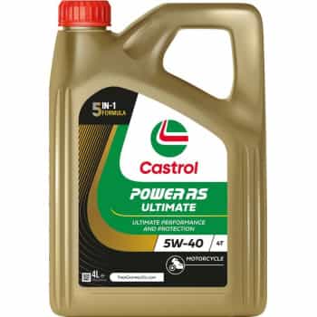 Huile moteur Castrol Power RS Ultimate 5W40 4 temps 5L