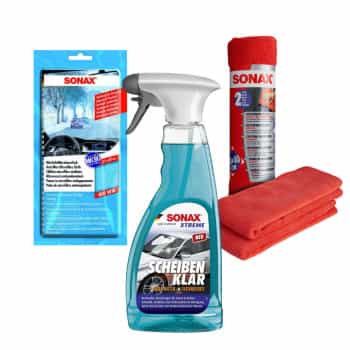 Set de limpieza de cristales Sonax