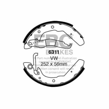 Juego de zapatas de freno