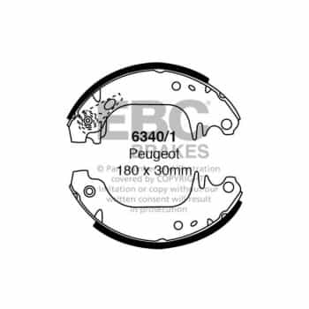 Juego de zapatas de freno