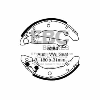 Juego de zapatas de freno