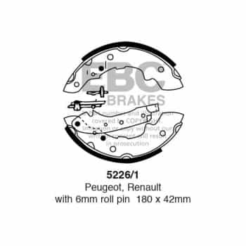 Juego de zapatas de freno