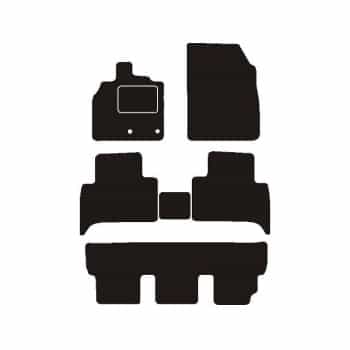 Alfombrillas compatibles con Renault Grand Scenic III 7 plazas 2009-2016