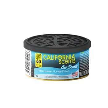Ambientador California Scents Fresh Linen, lata de 42 g