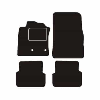 Alfombrillas compatibles con Renault Modus con compartimentos portaobjetos 2008 -