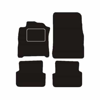 Alfombrillas compatibles con Renault Modus sin compartimentos portaobjetos 2004 -