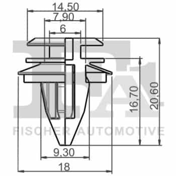 Clip, tira decorativa/protectora