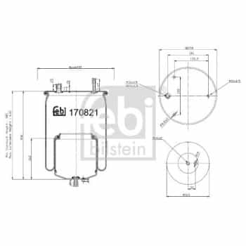 Soufflet à ressort, suspension pneumatique