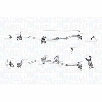 Varillaje del limpiaparabrisas