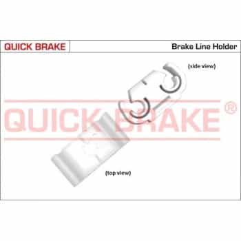 Soporte, línea de freno W Quick Brake