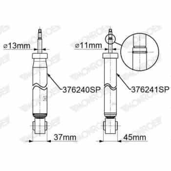Amortiguador 376241SP Monroe