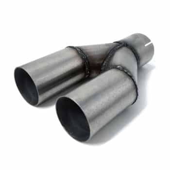 Tubo Y de acero inoxidable