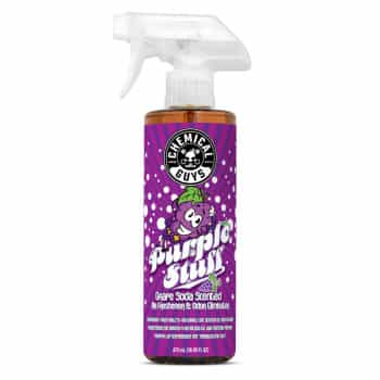 Ambientador y eliminador de olores Chemical Guys Purple Stuff con aroma a refresco de uva (473 ml)