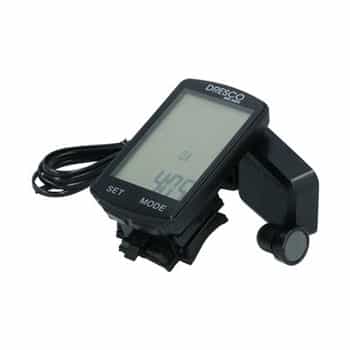 Ciclocomputador inalámbrico Dresco con 19 funciones